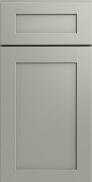 Shaker cabinet door in Moss